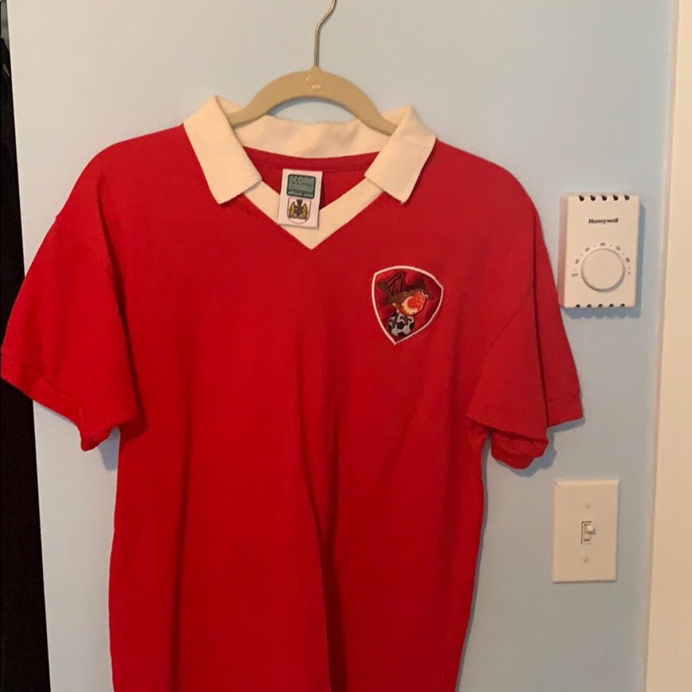 Retro Burnley FC replica jersey (medium)